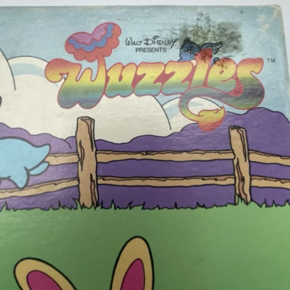 Milton Bradley Vintage Puzzle Disney's The Wuzzles 60 Piece Complete 1985